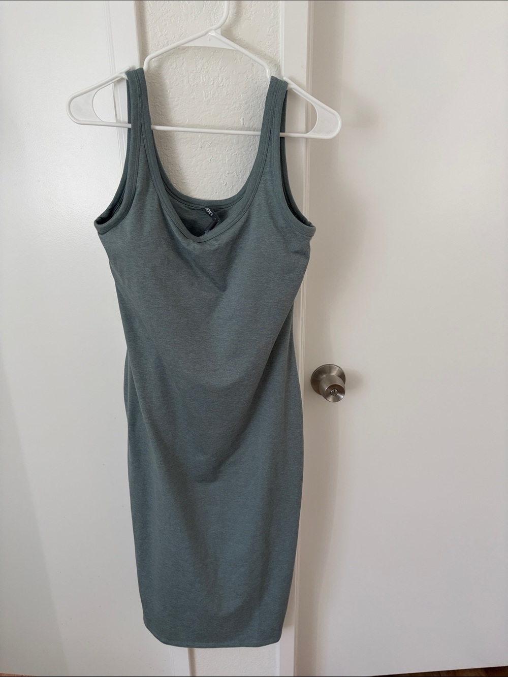 Vuori Sleeveless Midi Bodycon Dress in Sage
